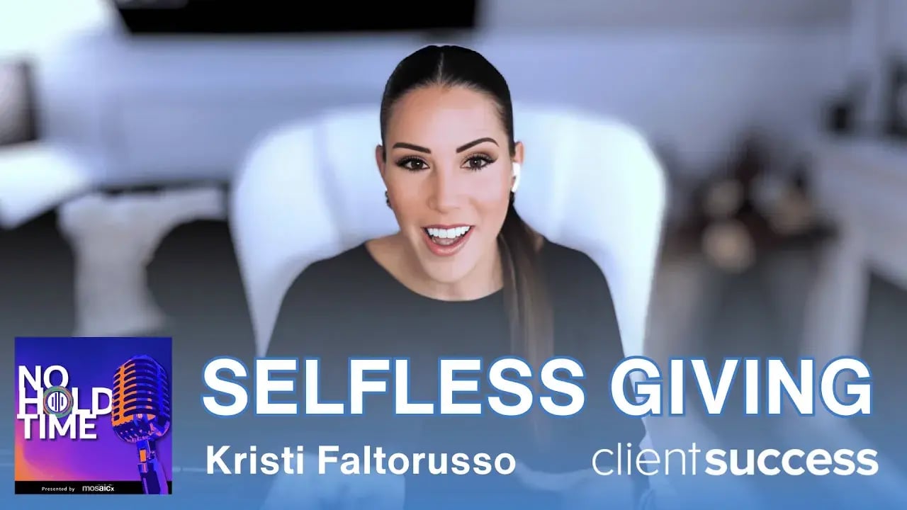 Selfless Giving and Building a Customer Success Team | Kristi Faltorusso